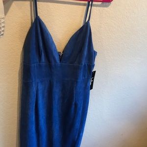 Lulus Suade Body Con Dress